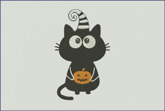 Cat Pumpkin Halloween Embroidery Review