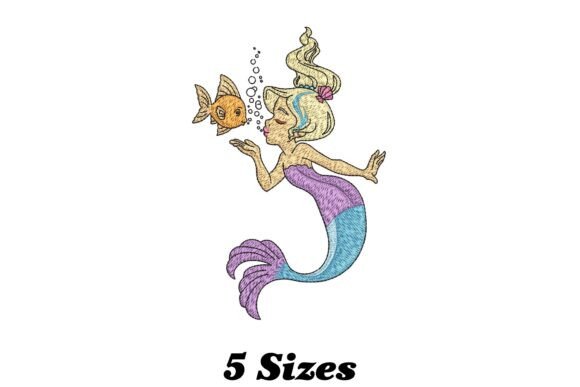 Cute Mermaid Embroidery Review for Boutique Apparel