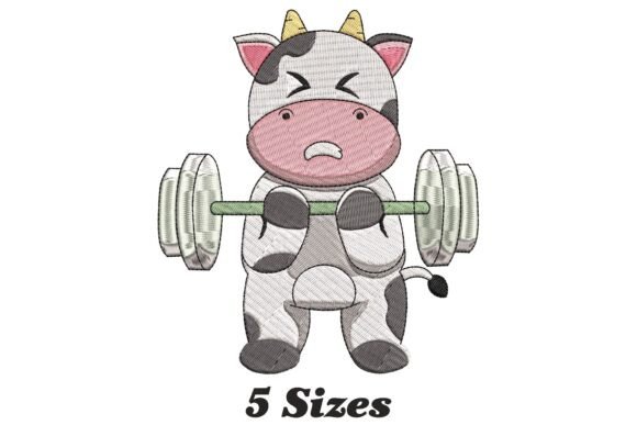 Funny Cow Weightlifting: A Holiday Design Review