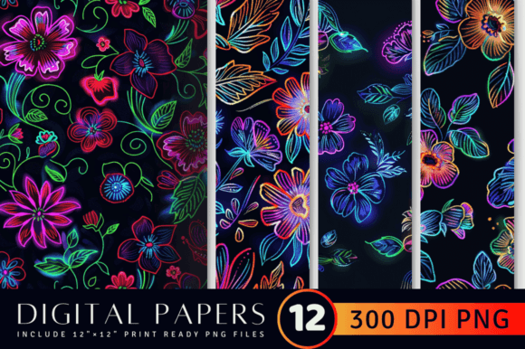 Neon Embroidery Flowers: A Holiday Design Review