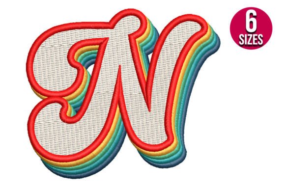 Retro Alphabet Letter N: A Designer’s Review