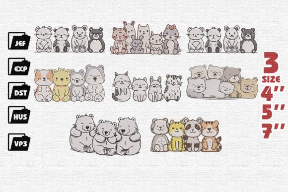 Review: 8 Cute Animals Family Embroidery Set