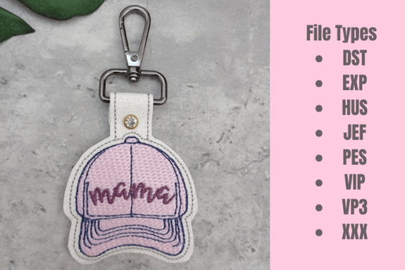 Review: Baseball Mama Hat ITH Snap Tab Design