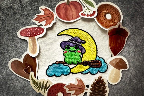 Review: Halloween Frog Machine Embroidery for Boutiques