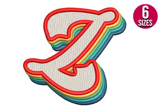 Review: Retro Alphabet Letter Z for Boutique Sweatshirts