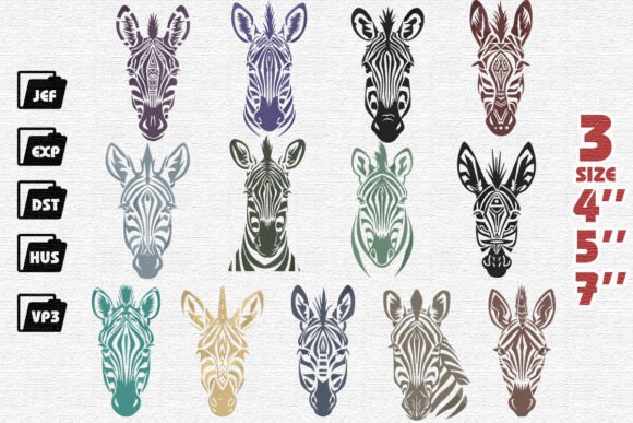 Review: Set of 13 African Zebra Embroidery